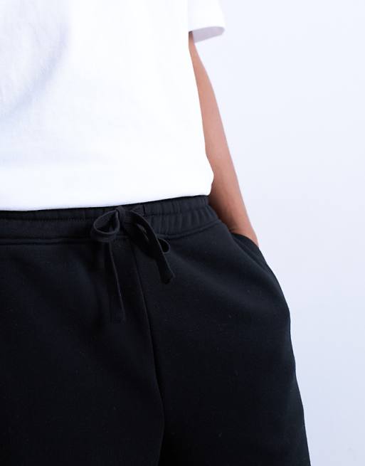 Topman Straight Leg Jogger In Black