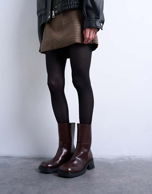 Topshop 2 Pack 50 Denier Tights In Black