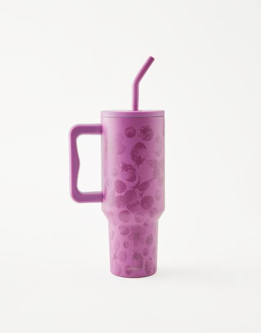 TYPO The Traveller Oversized Metal Tumbler In Purple