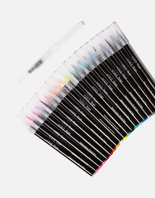 TYPO Watercolour brush pen 20pk in multi