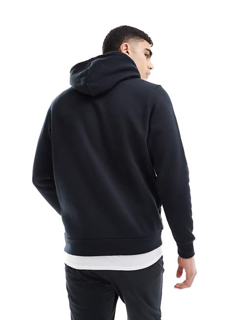 Under Armour Co-ord Essential Fleece Hoodie In Black