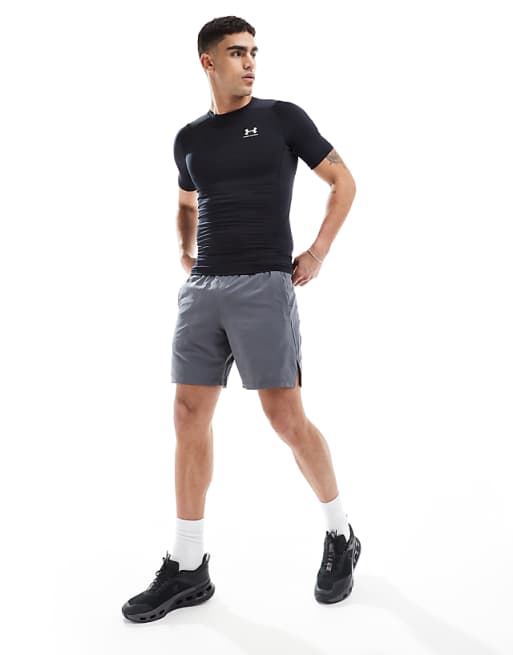 Under Armour Heatgear Compression T-shirt In Black