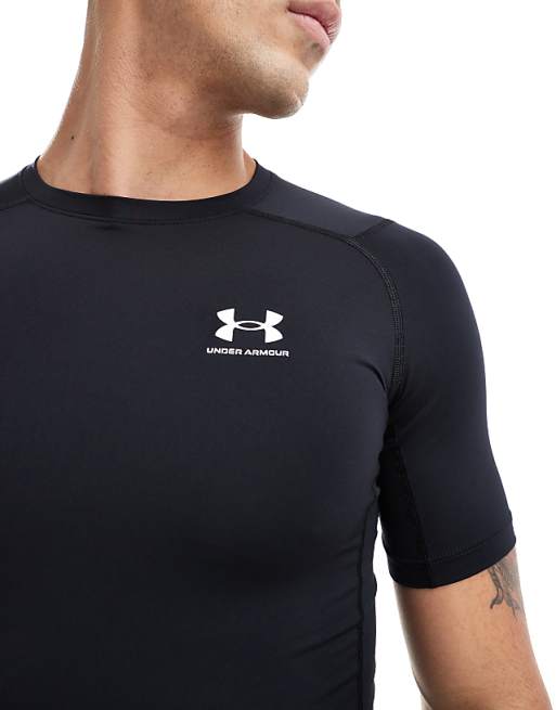 Under Armour Heatgear Compression T-shirt In Black