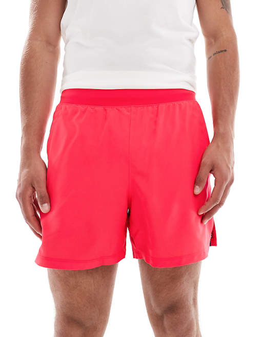 Under Armour Launch 5-inch Shorts In Racer Red