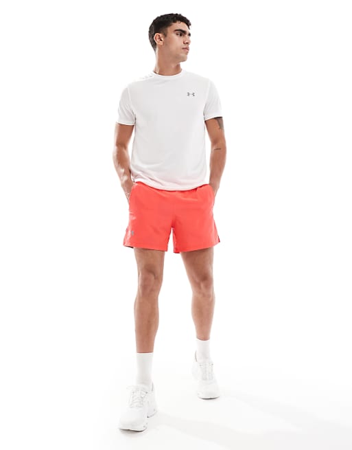 Under Armour Launch T-shirt In White And Reflective