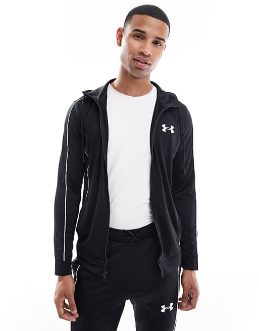 Under Armour Novelty Tracksuit In Black And White