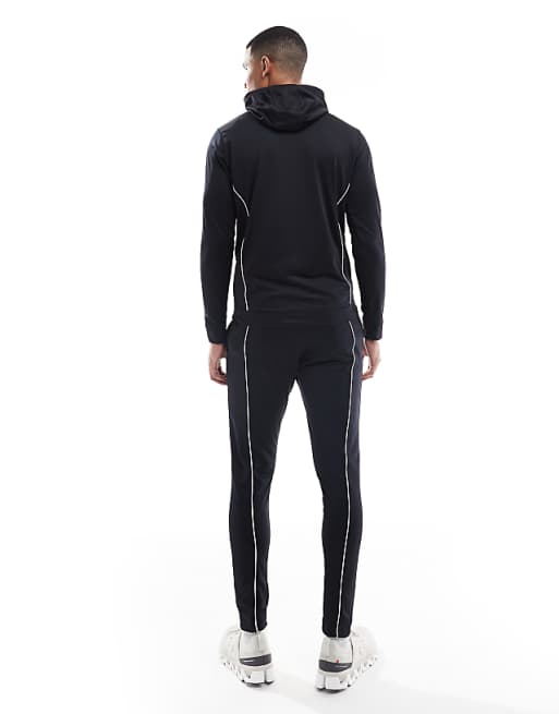 Under Armour Novelty Tracksuit In Black And White