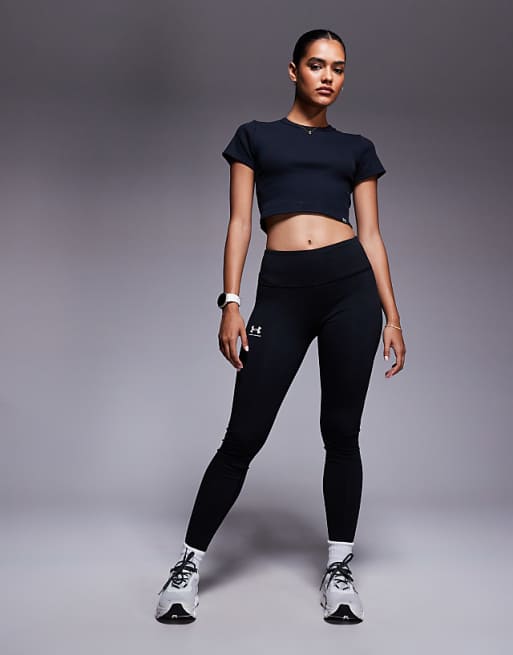 Under Armour Rival leggings in black