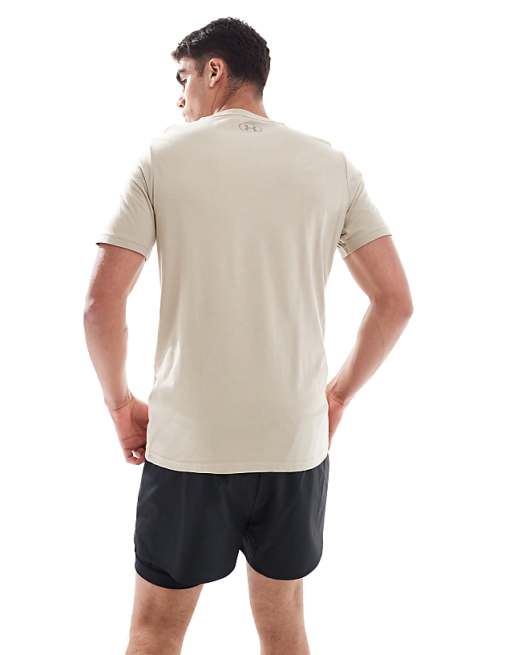 Under Armour Sportstyle Left Chest Logo T-shirt In City Khaki
