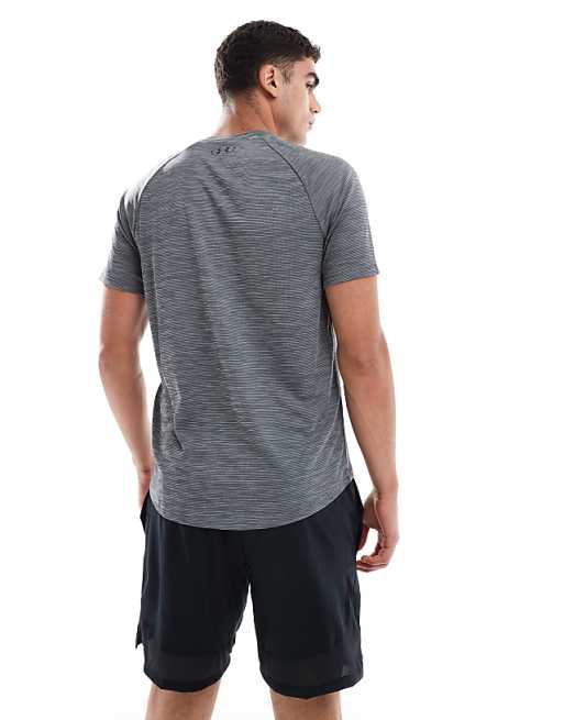 Under Armour Tech Textured T-shirt In Castlerock Grey