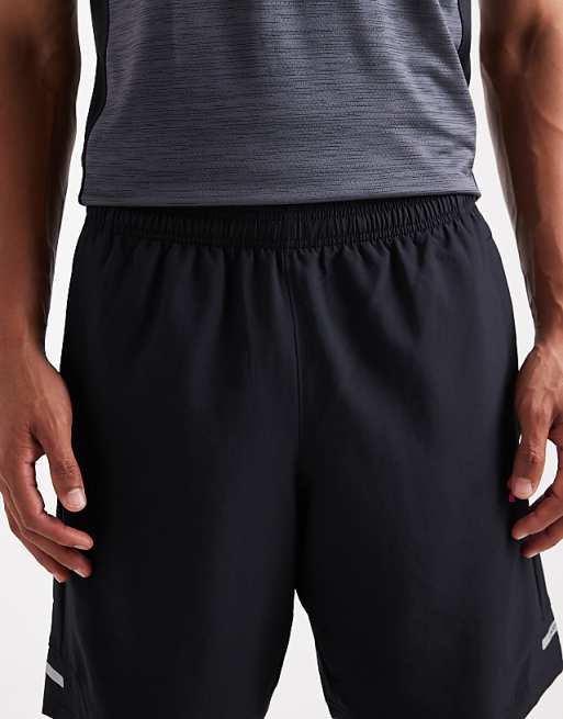 Under Armour Tech Utility Shorts In Black And Super Pink