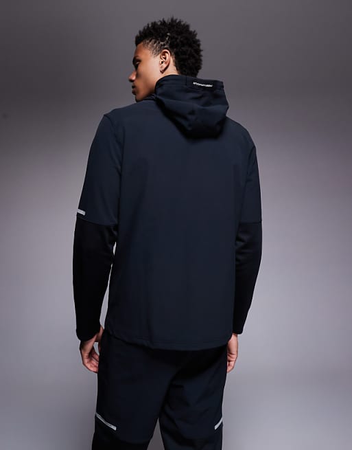 Under Armour Utility Woven Full-zip Jacket In Black