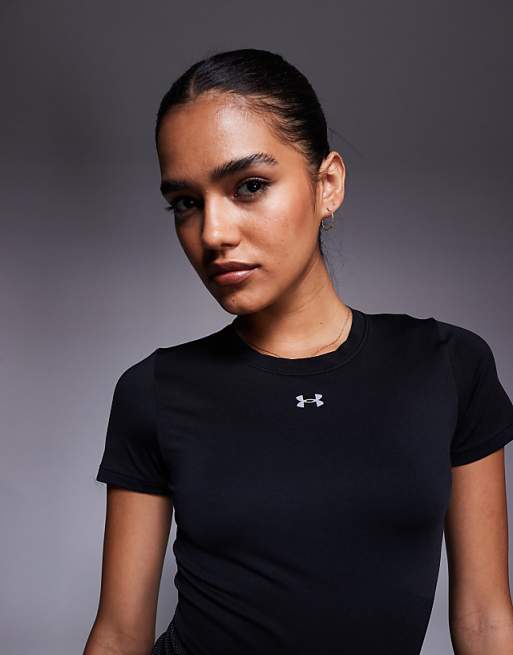 Under Armour Vanish Seamless Gym Set In Black And Steel