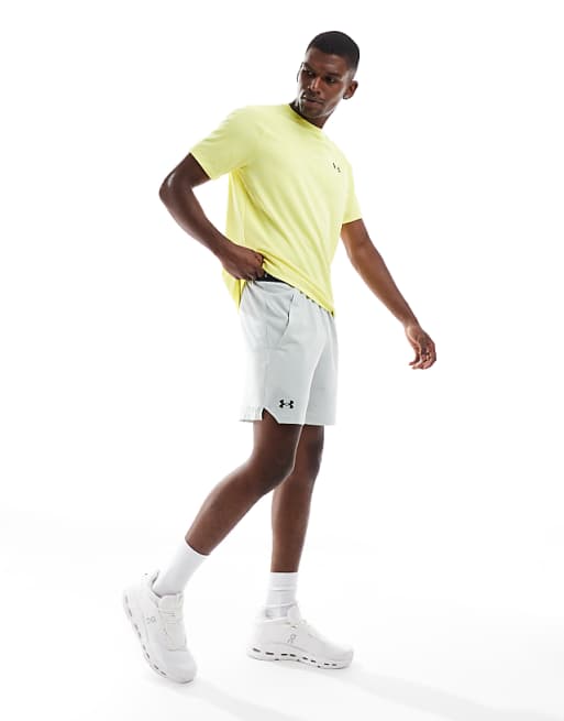 Under Armour Vanish woven 6 inch graphic shorts in green