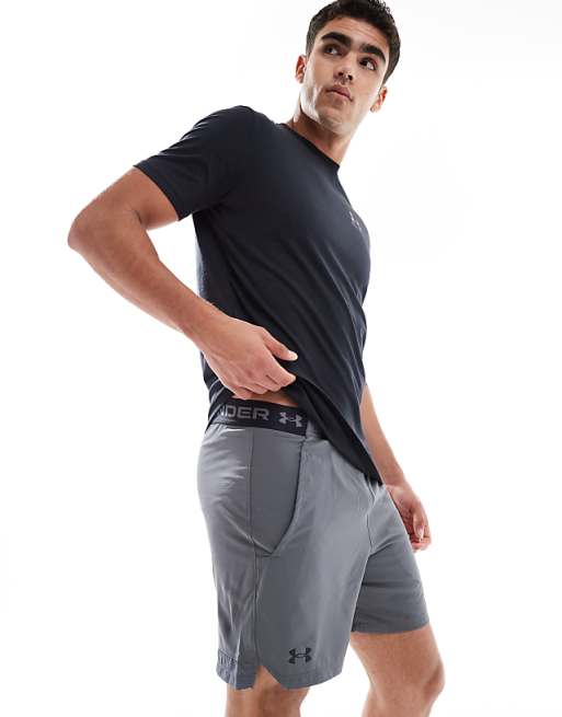 Under Armour Vanish Woven 6-inch Shorts In Castlerock Grey