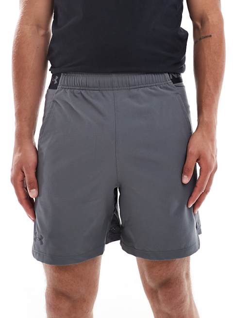 Under Armour Vanish Woven 6-inch Shorts In Castlerock Grey