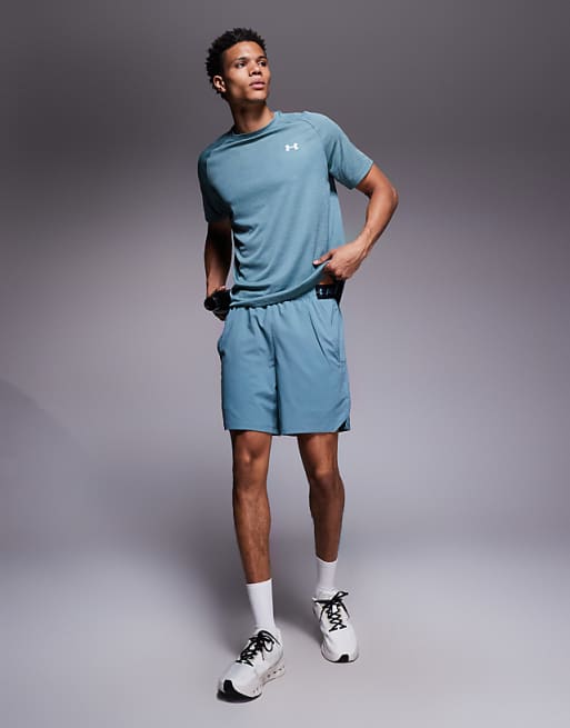 Under Armour Vanish Woven 6-inch Shorts In Jasper Blue