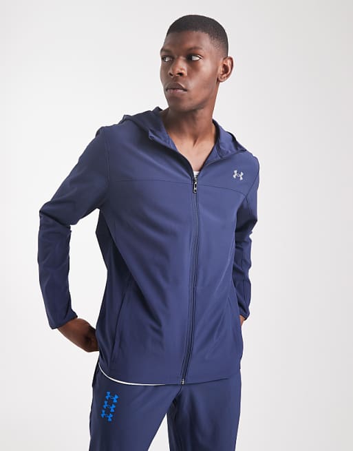 Under Armour Velociti Pro Storm jacket in washed navy