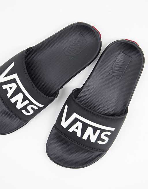 Vans La Costa Sliders In Black
