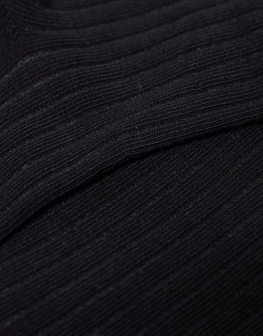 Weekday Bella 3-pack Ribbed Socks In Black