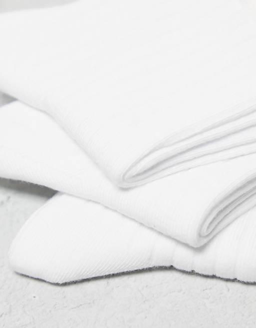 Weekday Bella 3-pack Ribbed Socks In White