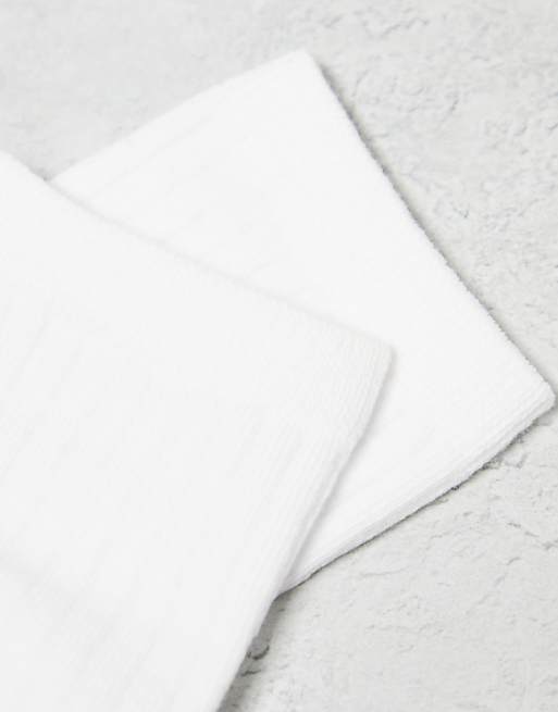Weekday Bella 3-pack Ribbed Socks In White