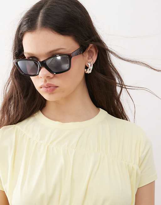 Weekday cat eye sunglasses in tortoiseshell