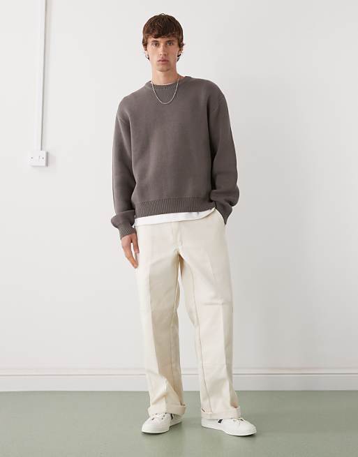 Weekday Jumper In Dark Mole Exclusive To ASOS