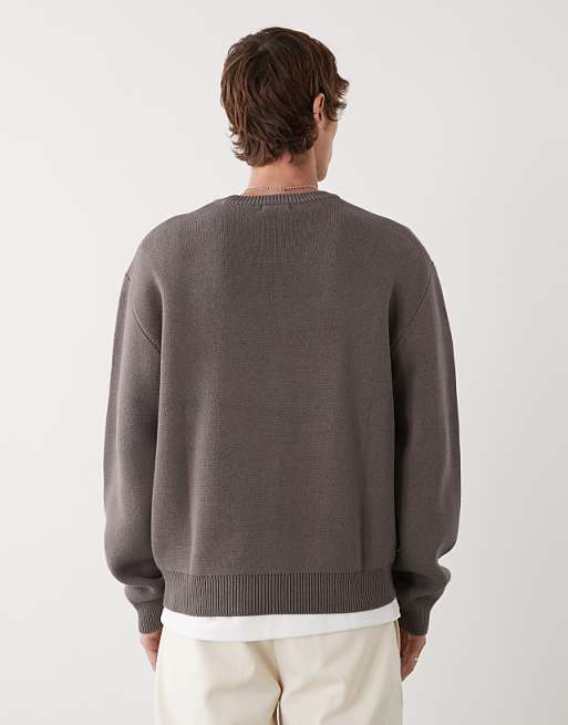 Weekday Jumper In Dark Mole Exclusive To ASOS