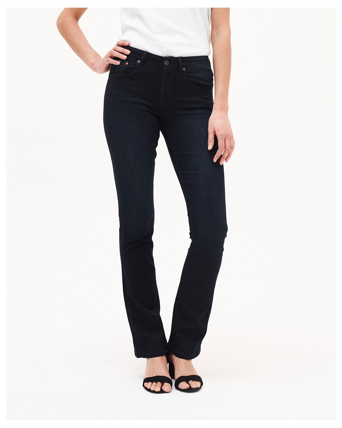 kuyichi Amy Bootcut Dark Faded