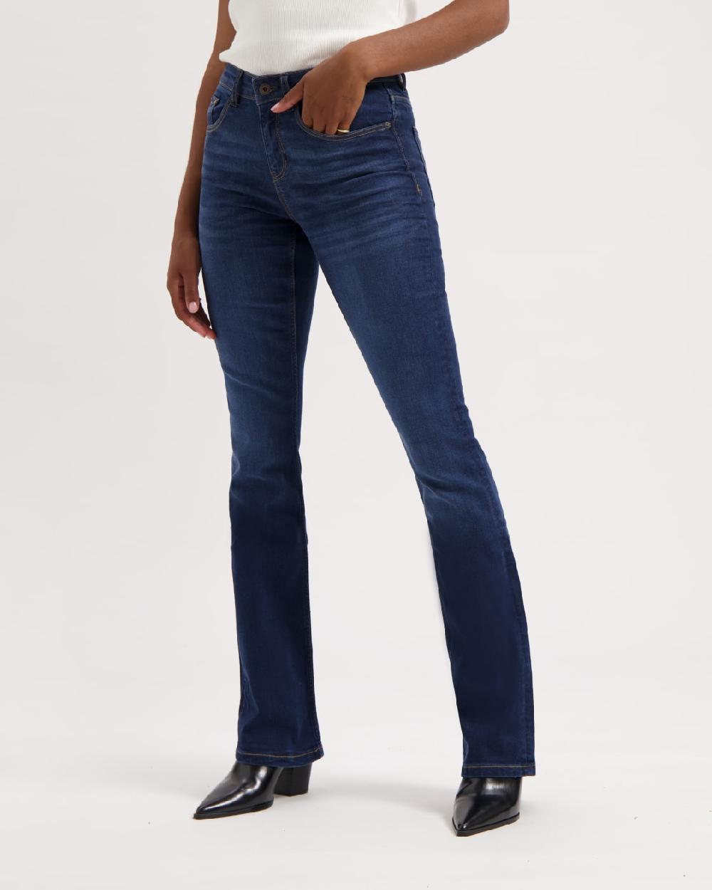 kuyichi Amy Bootcut Herbal Blue