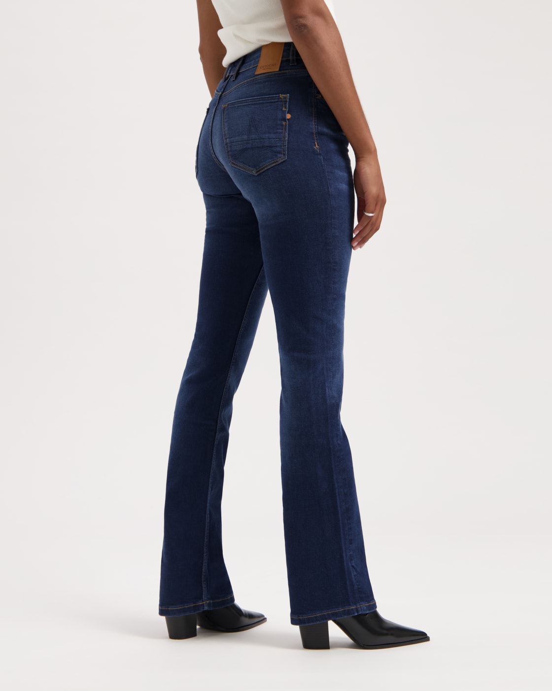 kuyichi Amy Bootcut Herbal Blue