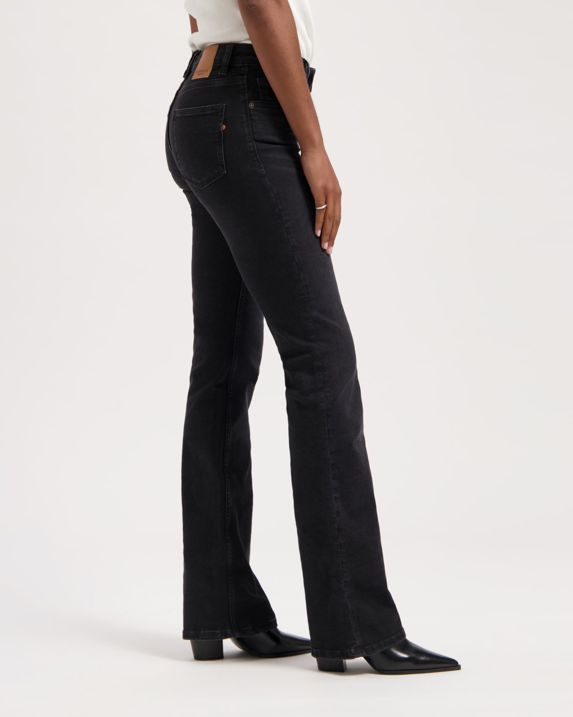 Kuyichi Amy Bootcut Worn In Black