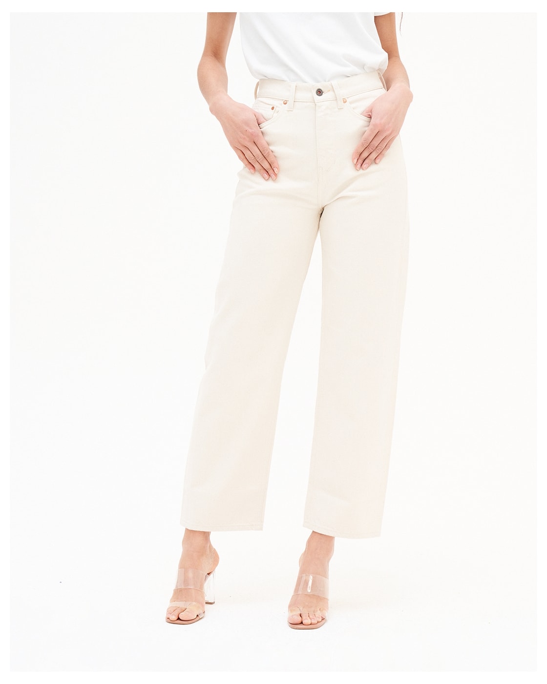 kuyichi Bobbie Barrel Undyed