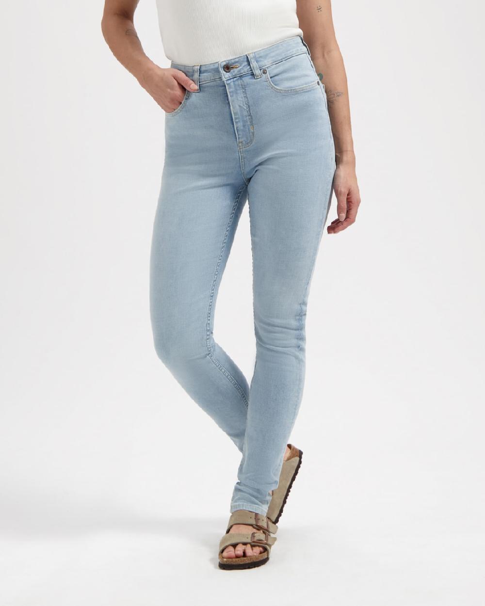 kuyichi Carey High Rise Skinny Sky Blue