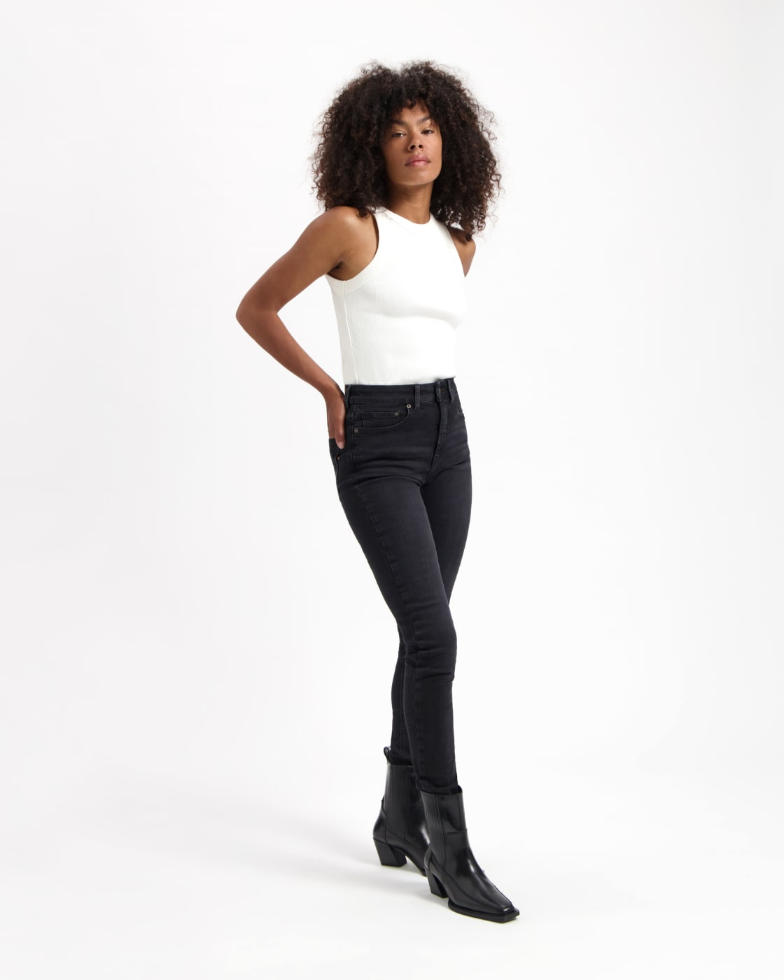 Kuyichi Carey Skinny Worn In Black