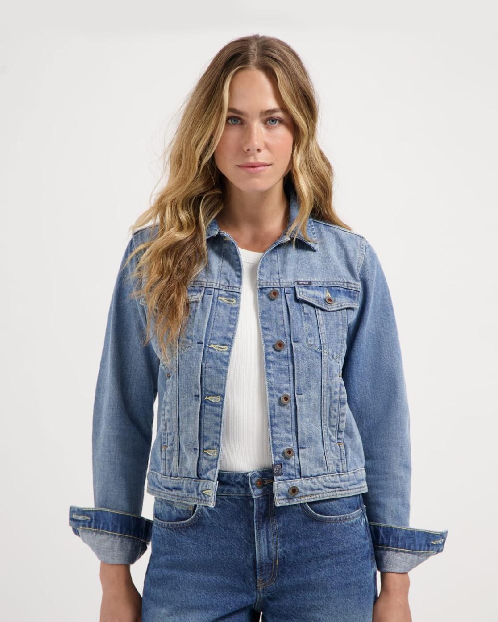 Kuyichi Chelsea Jacket Vintage Blue