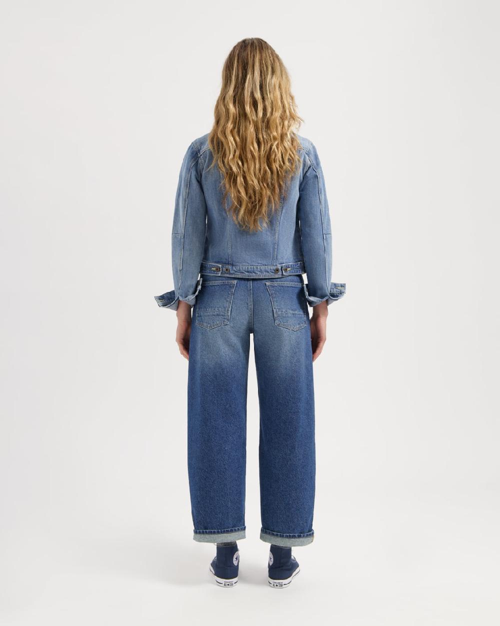 Kuyichi Chelsea Jacket Vintage Blue