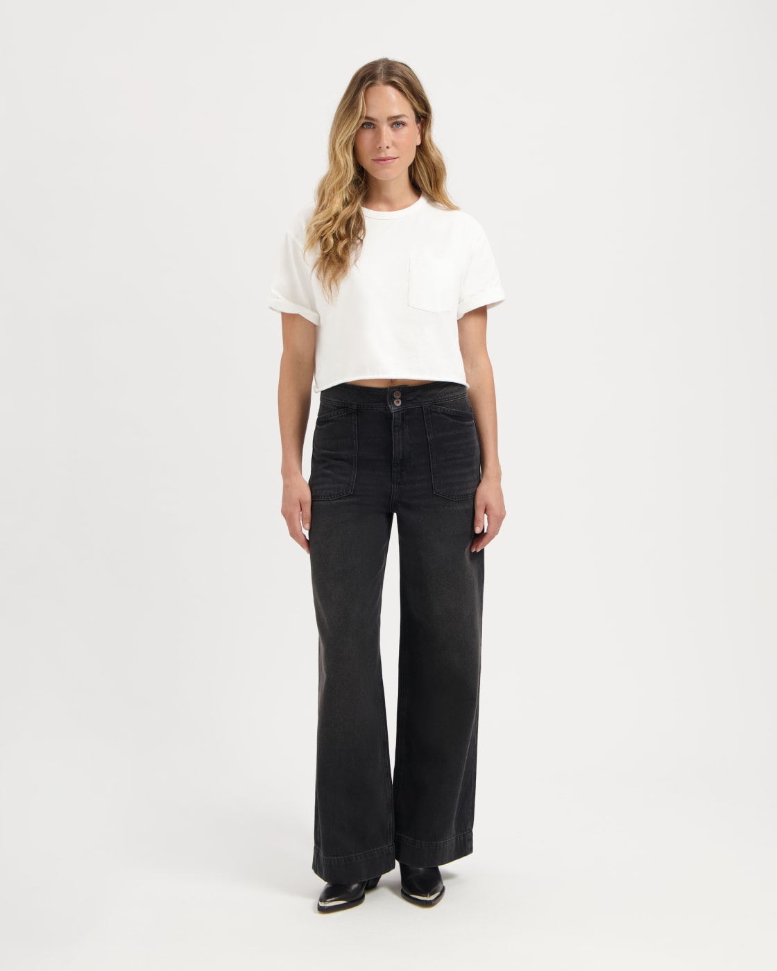 Kuyichi Farrah Worker Smoky Noir