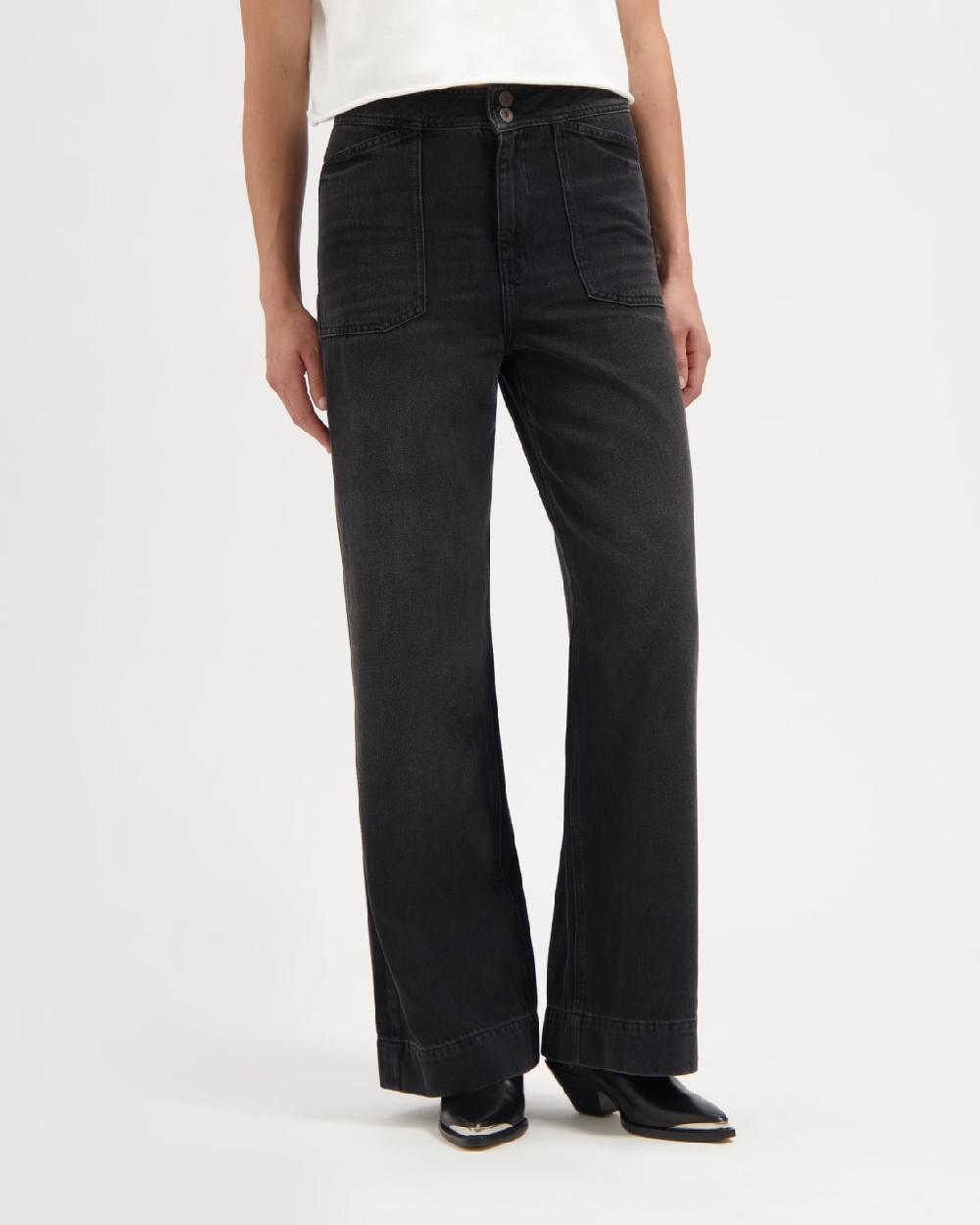 kuyichi Farrah Worker Smoky Noir