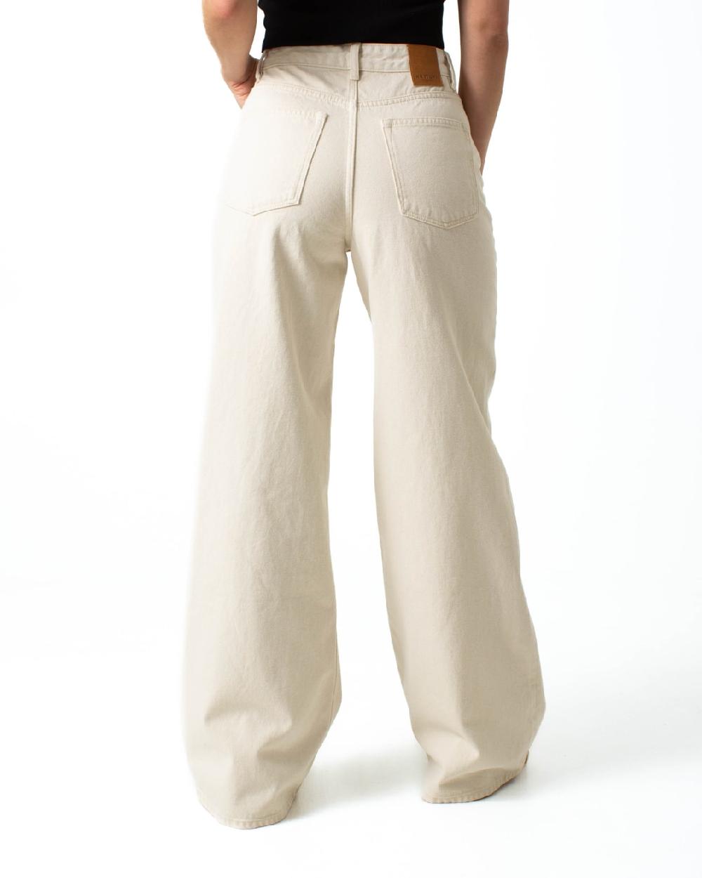 Kuyichi Harper Loose Flare Ecru