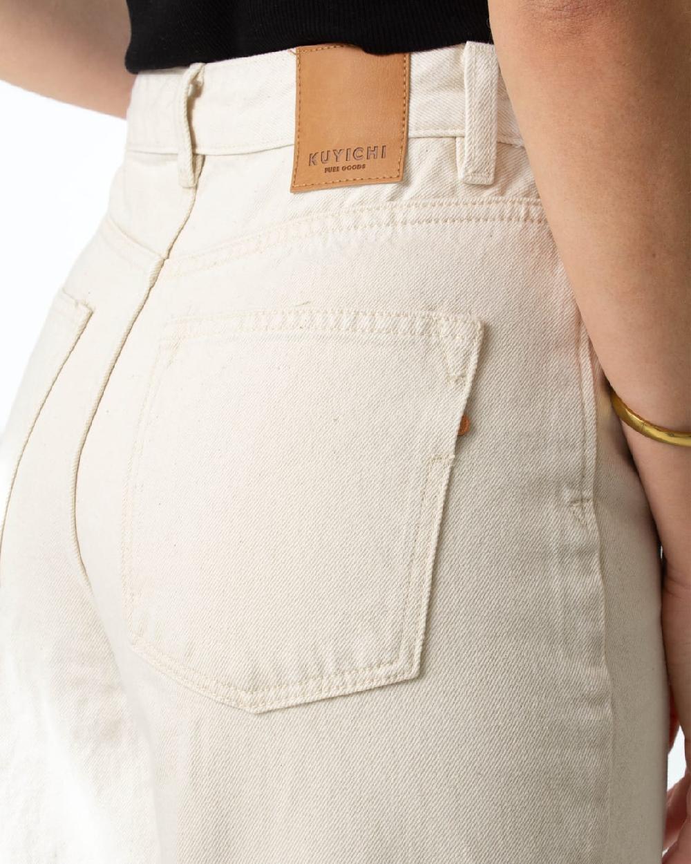 Kuyichi Harper Loose Flare Ecru