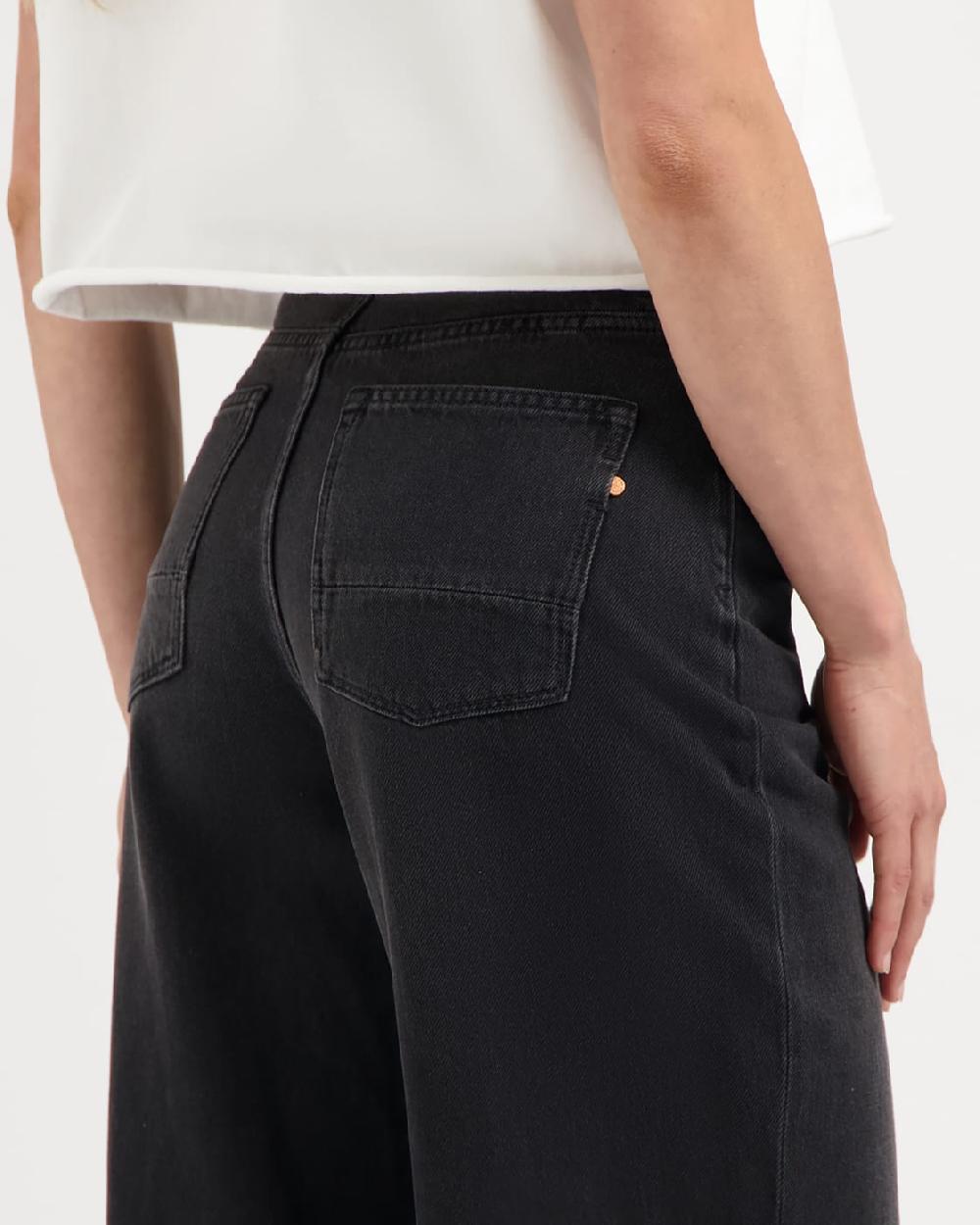 Kuyichi Harper Loose Flare Smoky Noir