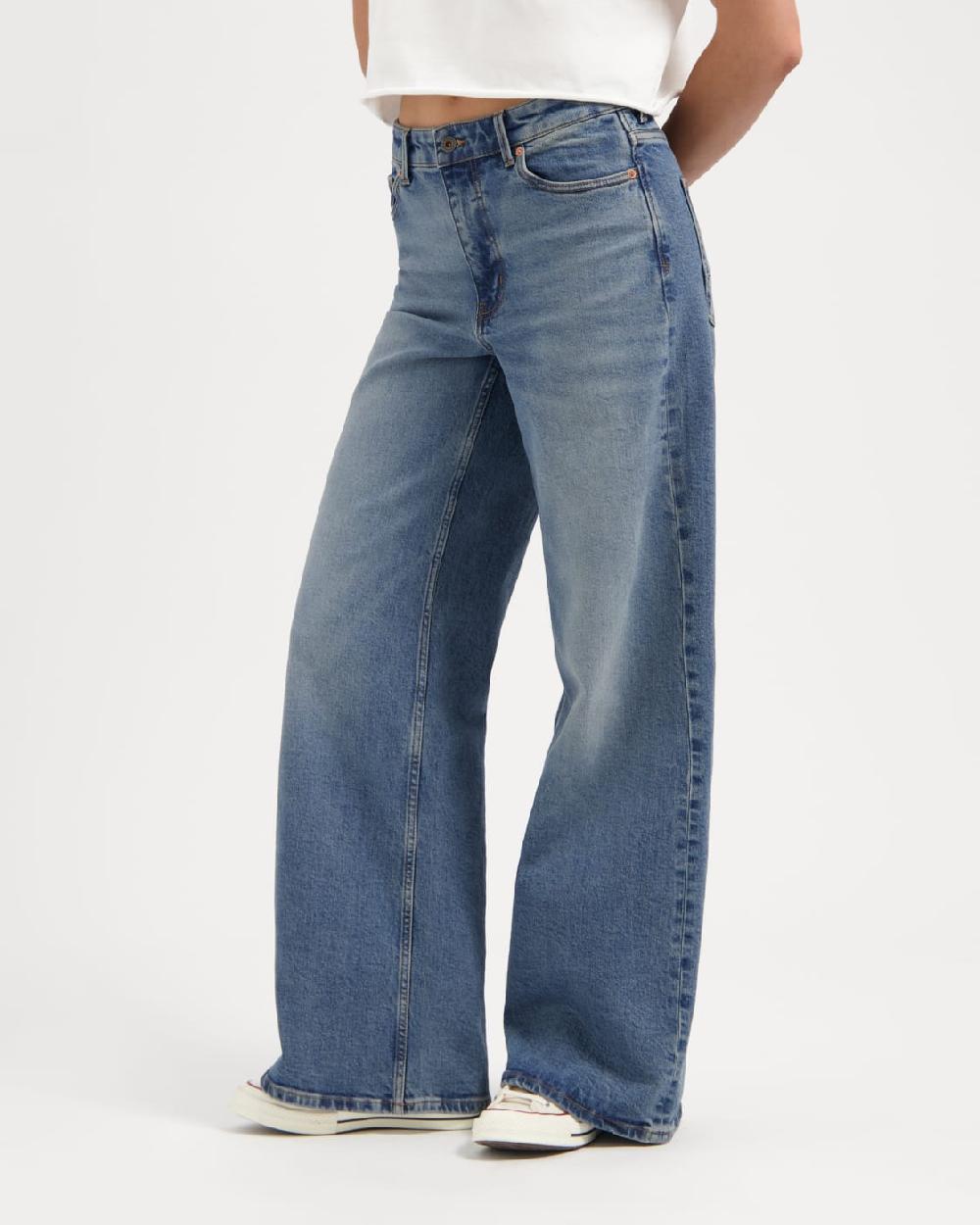 Kuyichi Harper Loose Flare Starlit Indigo