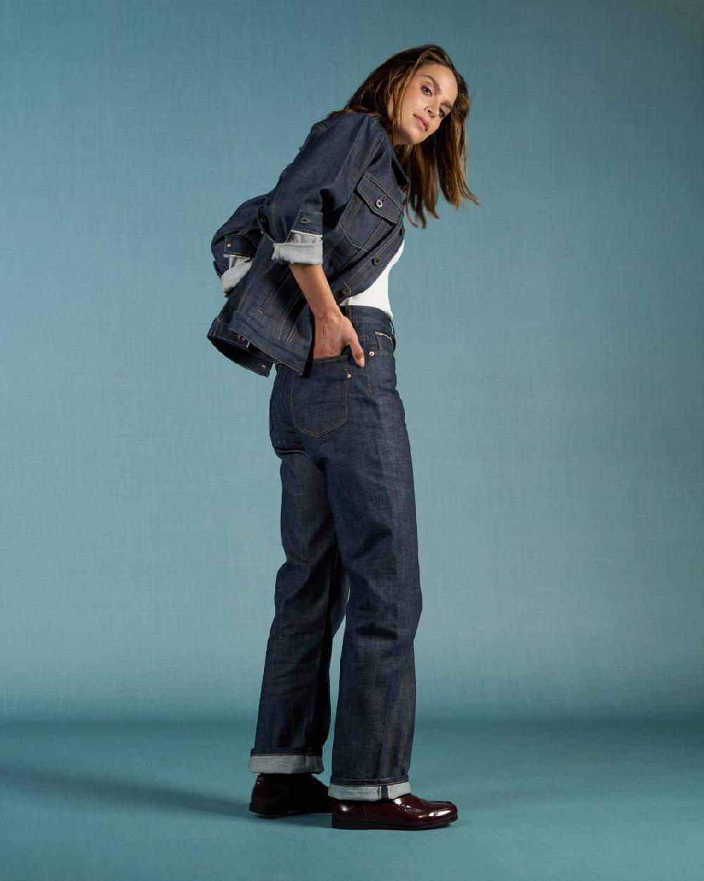 kuyichi Izabella Loose Straight Dry Selvedge