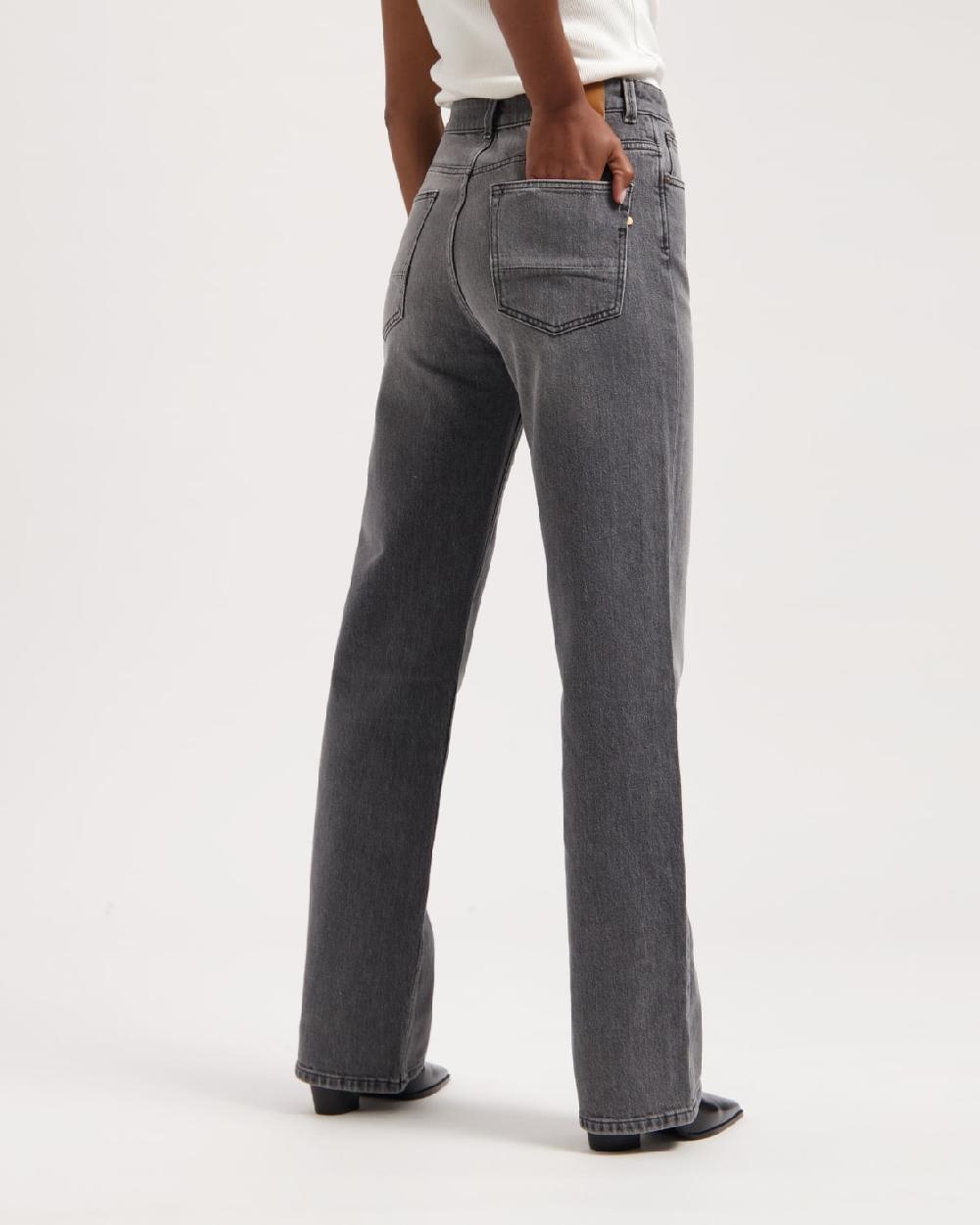 Kuyichi Izabella Loose Straight Faded Grey