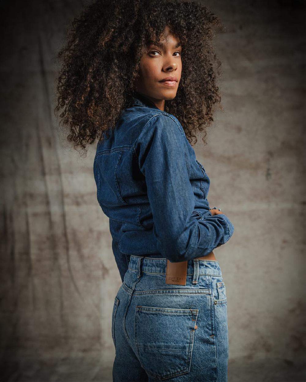 Kuyichi Izabella Loose Straight Old Blue