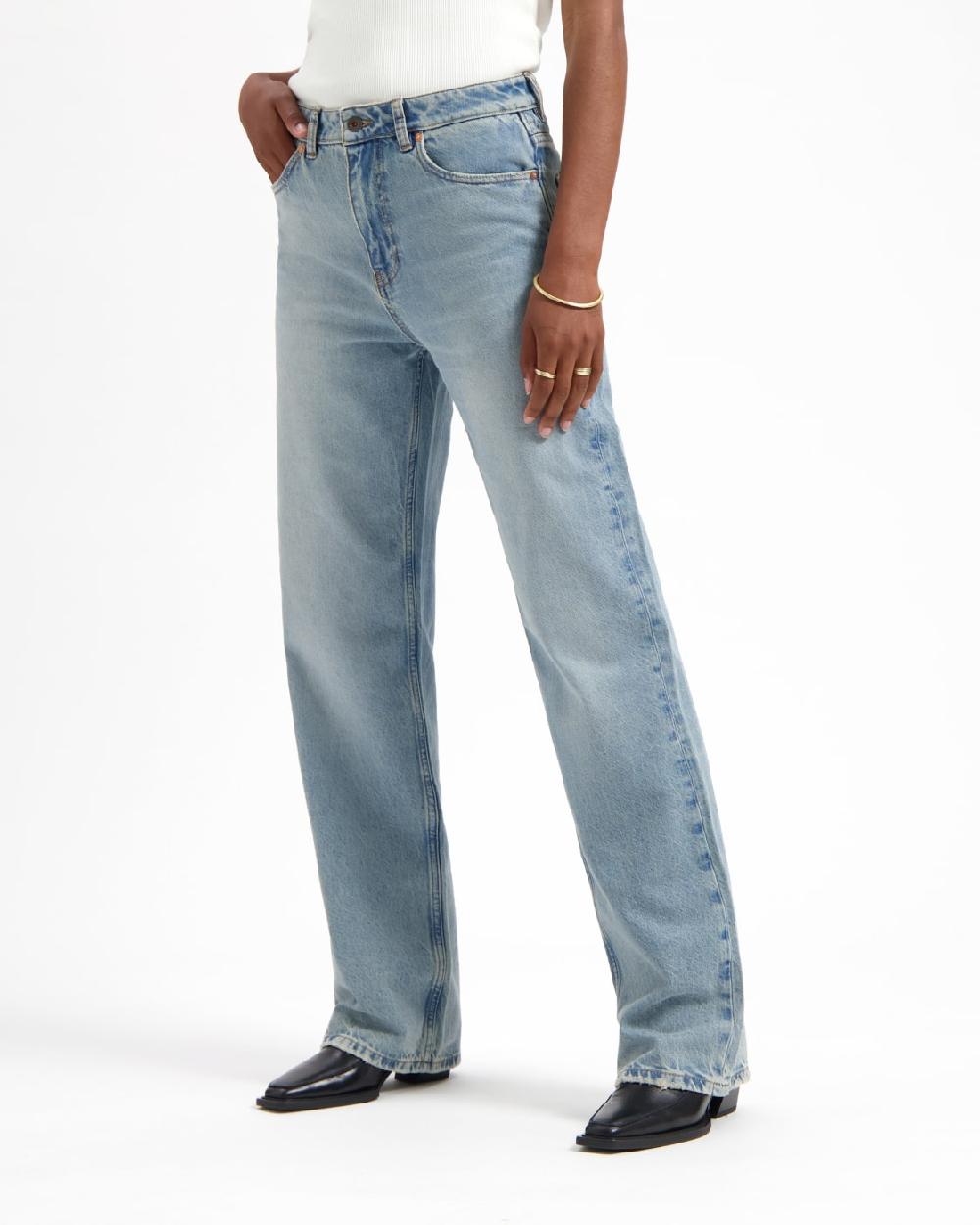 Kuyichi Izabella Loose Straight Vintage Blue