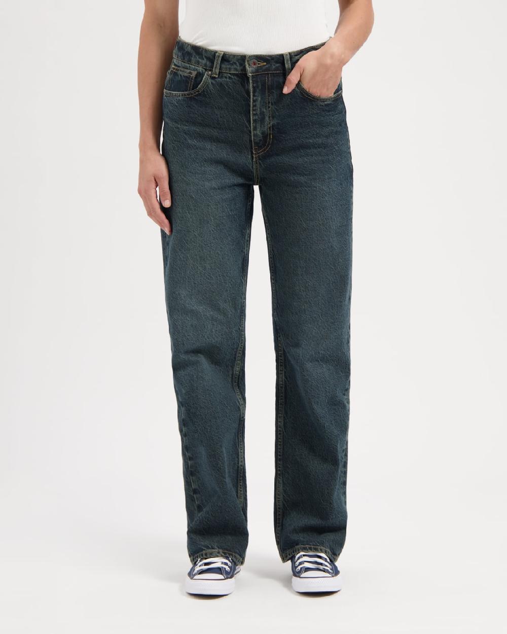 Kuyichi Izabella Loose Straight Vintage Jade