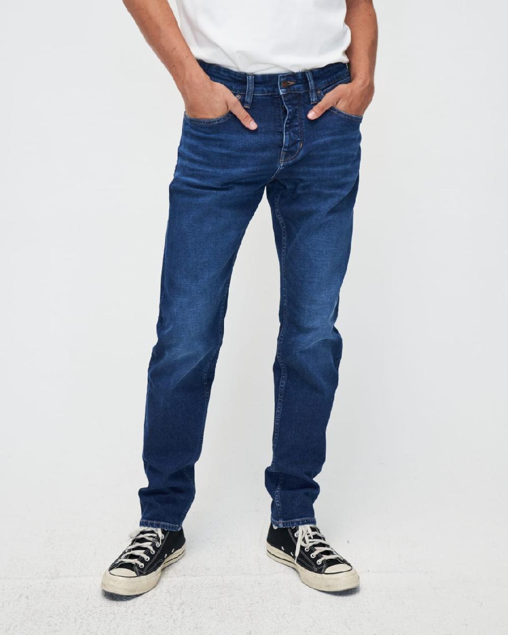 kuyichi Jim Regular Slim Faded Indigo